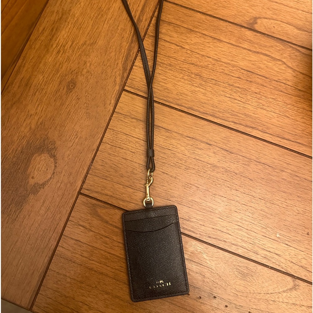 Coach Lanyard- Black